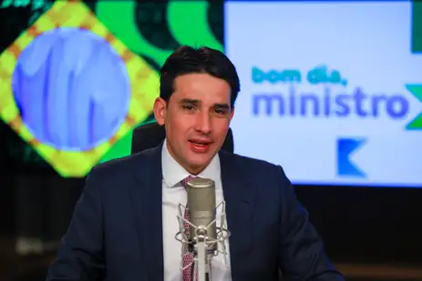 Brasília (DF) 22/05/2024 O ministro de Portos e Aeroportos, Silvio Costa Filho, dá entrevista ao programa Bom Dia, Ministro
 Foto: Fabio Rodrigues-Pozzebom/ Agência Brasil