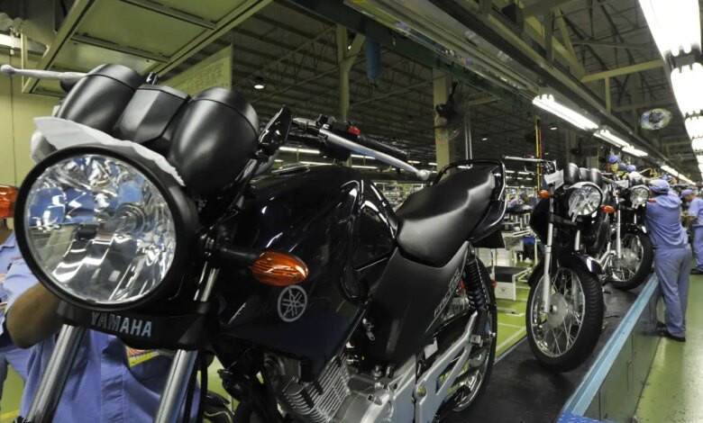 Produção de motos cresce 11,4% em agosto